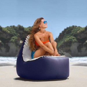 KAir Bed Inflatable Sofa Lounger Laysofa Fast Folding Sleeping Air Sofa Inflatable Chair Stool - Purple