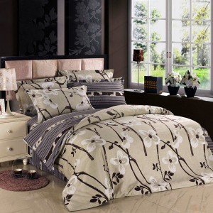 3 Or 4pcs Cotton Taffeta Legends Flower Reactive Printed Bedding Sets  - 3pcs Suit Twin Size