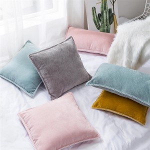 Chenille Throw Pillow Case Cushion Cover Seat Sofa Case Home Bedroom Decor 45 x 45cm - #5