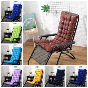 8 Colors 40*110*8cm Chair Cushion Cotton Soft Sun Lounger Deck Topper Thick Pad - K10