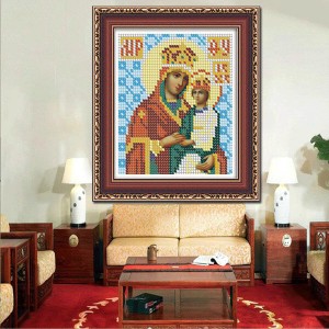 25x30cm 5D DIY Diamond Painting Religion Culture Rhinestone Cross Stitch Kit Home Decoration