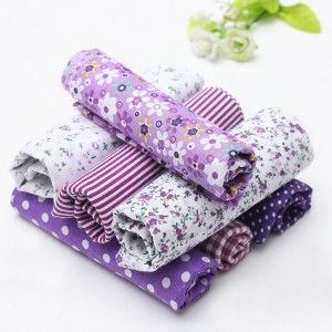 7PCS Assorted DIY Cotton Cloth Non-toxic Eco-friendly Patchwork Cloth