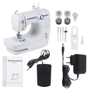 110-220V Portable Electric Double thread Sewing Machine Desktop Household 12 Stitches - AU Plug