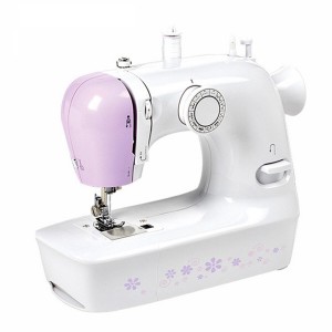 Mini Desktop Portable Electric Sewing Machine 12 Stitches Household DIY Clothes - EU PLUG