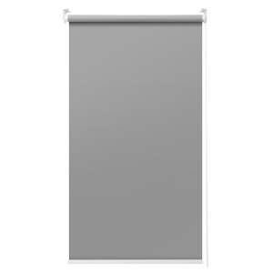 Blackout Window Curtain Roller Full Shades Blind Office Home Privacy Grey/White - Grey 90cm