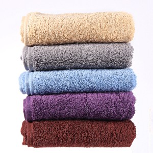 34 x 74cm Face Care Hand Cloth Soft Towe Turkish Cotton Bath Towel - Beige