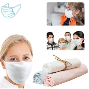 100x150cm Double Layer Cotton Mask Gauze Pure White Cutting Gauze Breathable Soft DIY Eco-friendly Mask - White