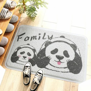 Animal Floor Mat Anti-slide PVC Wire Area Panda Rug Mug Door Carpet Home Decorations - #1