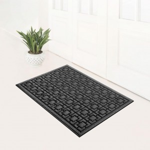 Pineapple &amp; Square Version Special Dust Floor Mat Coffee and Gray Carpet - 45cmx75cm Coffee