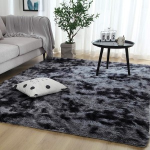 79 Inch Area Rug Fur Rug Super Soft Anti-skid Fluffy Shag Rug Floor Rug For Living Room Bedroom Gift - Grey 80*200cm