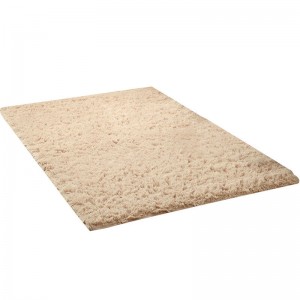 160x200cm Non-slip Washable Soft Living Room Floor Mat Home Decoration Plush Carpets - Beige