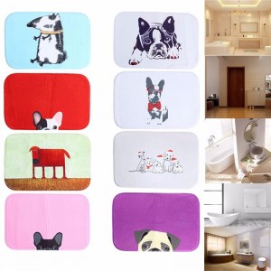 Floor Mat Carpet Doormat Bathroom Mat Non Slip lovely Dog Pattern Multi Pattern Optional - 1