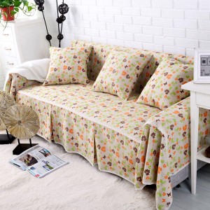 Sofa Cover Couch Slipcover Cotton Blend 1-4 Seater Sofa Protector Chair Covers Pet Dog - 1